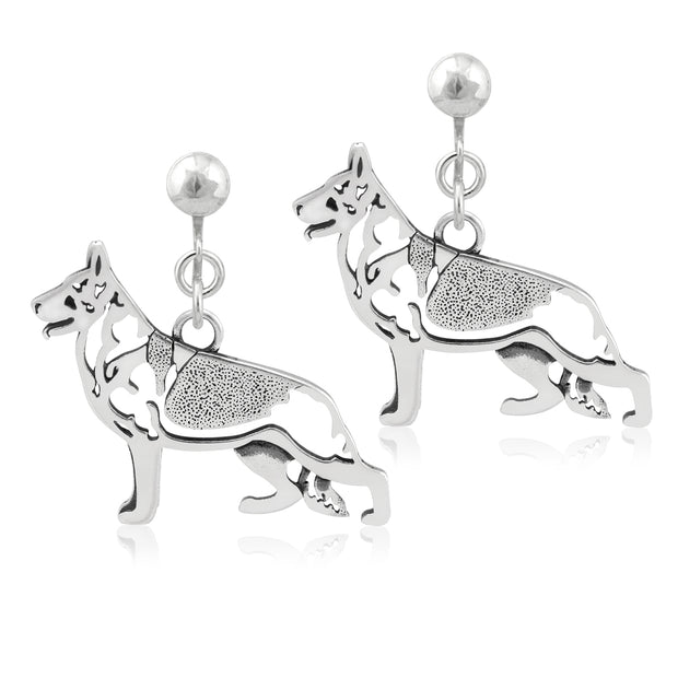 German Shepherd Earrings