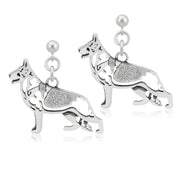 German Shepherd Earrings