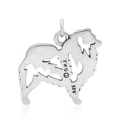 Keeshond Necklace Jewelry in Sterling Silver