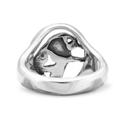 Sterling Silver Labrador Retriever Ring