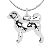 Portuguese Water Dog Necklace Jewelry in Sterling Silver