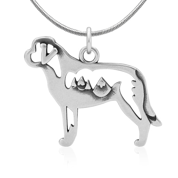 Saint Bernard Necklace, w/ Mountains in Body