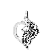 Shetland Sheepdog Pendant in Sterling Silver.