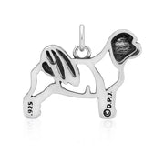 Shih Tzu Pendant, Teddy Bear cut body