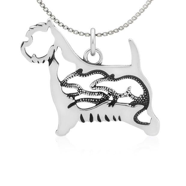 Sterling Silver West Highland Terrier Necklace Jewelry