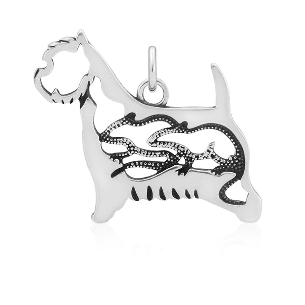 West Highland White Terrier Necklace, w/Rats in Body