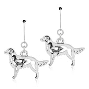 Flat-Coated Retriever Earrings