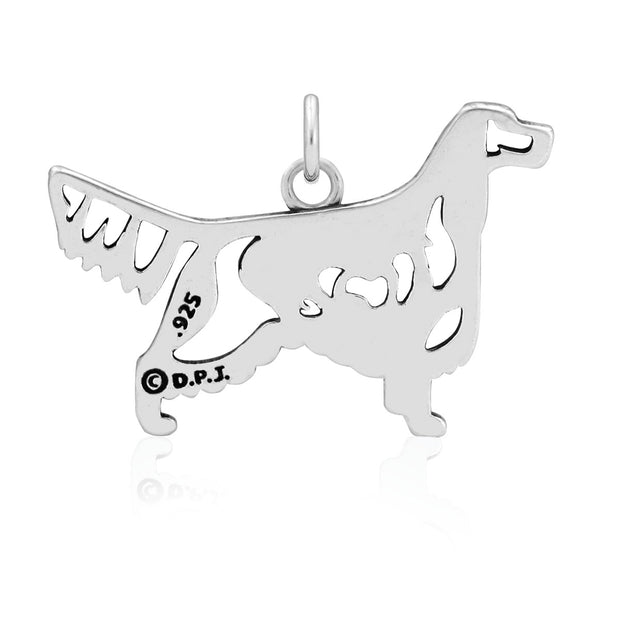 Gordon Setter Necklace Jewelry in Sterling Silver