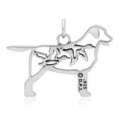 Labrador Retriever Necklace Jewelry in Sterling Silver