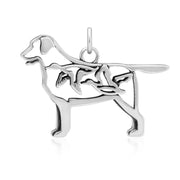 Labrador Retriever Necklace Jewelry in Sterling Silver