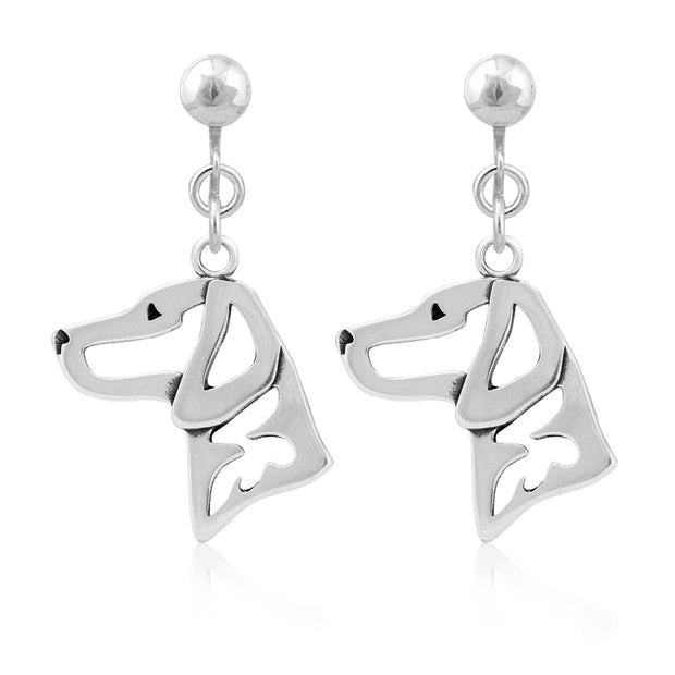 Sterling Silver Vizsla Earrings