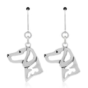 Sterling Silver Vizsla Earrings