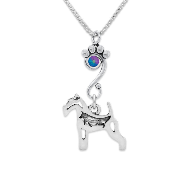 Crystal Wire Fox Terrier w/Fox Necklace, Body